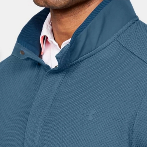 Mens Under Armour Storm Sweater Fleece Snap Mock (size Small) - Picture 4 of 12